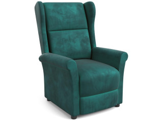 AGUSTIN 2 tmavozelené, polohovacie kreslo