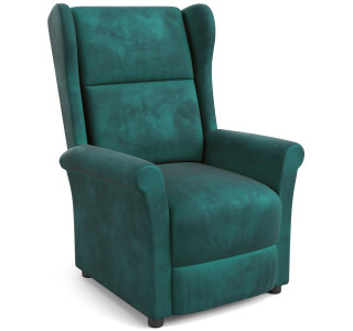 AGUSTIN 2 tmavozelené, polohovacie kreslo