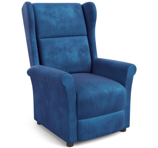 AGUSTIN 2 granátové, polohovacie kreslo