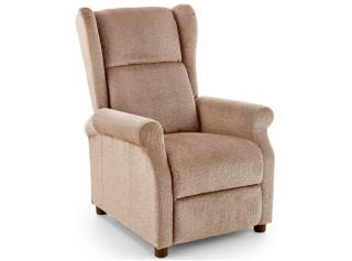 AGUSTIN béžové, polohovacie kreslo