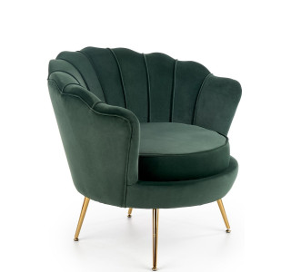 AMORINITO tmavozelené, relaxačné kreslo