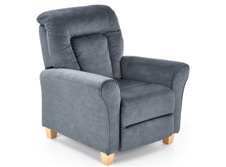 BARD sivé, polohovacie kreslo