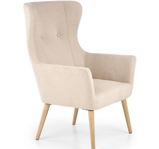 COTTO béžové, relaxačné kreslo