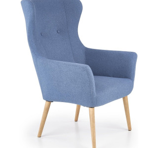 COTTO modré, relaxačné kreslo