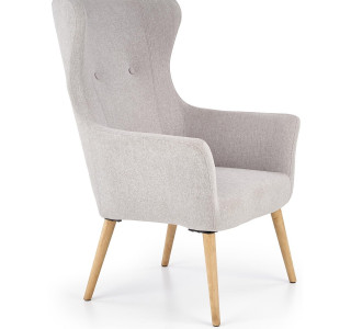 COTTO svetlosivé, relaxačné kreslo