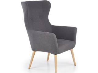 COTTO tmavosivé, relaxačné kreslo