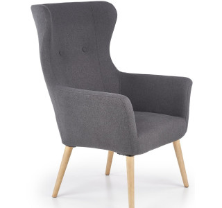 COTTO tmavosivé, relaxačné kreslo