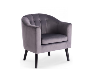 MARSHAL sivé, relaxačné kreslo