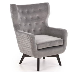 MARVEL sivé, relaxačné kreslo