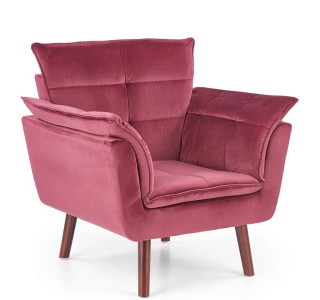 REZZO bordové, relaxačné kreslo