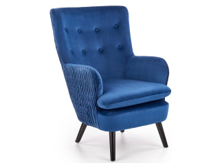 RAVEL modré, relaxačné kreslo