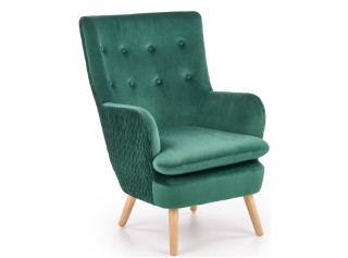 RAVEL zelené, relaxačné kreslo