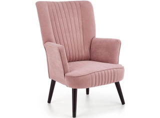 DELGADO ružové, relaxačné kreslo