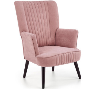 DELGADO ružové, relaxačné kreslo
