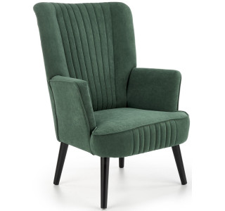 DELGADO zelené, relaxačné kreslo