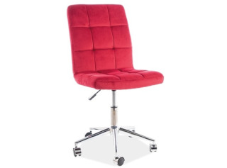 S-020 červená, detské otočné kreslo