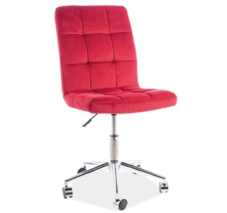 S-020 červená, detské otočné kreslo