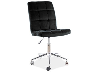 S-020 čierna, detské otočné kreslo