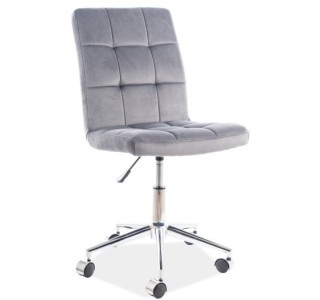 S-020 sivá, detské otočné kreslo