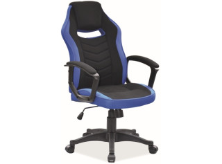CAMARO čierno-modré, kancelárske kreslo