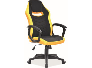 CAMARO čierno-žlté, kancelárske kreslo