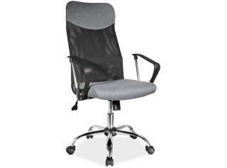 S-025 sivá látka, kancelárske kreslo