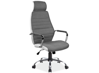 S-035 sivo-biela, kancelárske kreslo