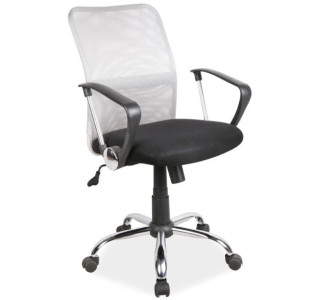 S-078 sivo-čierna, kancelárske kreslo