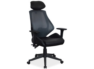 S-406 čierna, kancelárske kreslo
