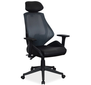 S-406 čierna, kancelárske kreslo