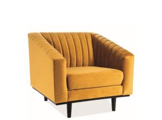 ASPREY 1 kari žlté, relaxačné kreslo