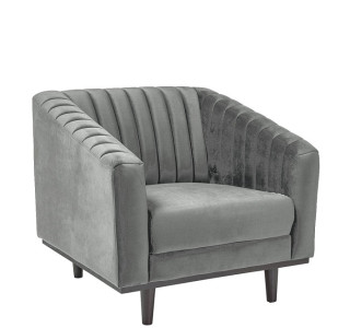 ASPREY 1 sivé, relaxačné kreslo