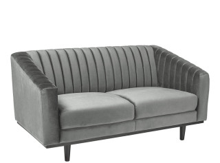 ASPREY 2 sivé, relaxačné dvojkreslo