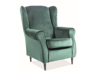 BARON zelená, relaxačné kreslo