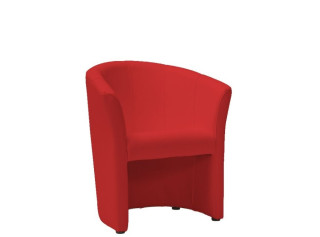 TM-1E červená ekokoža, relaxačné kreslo