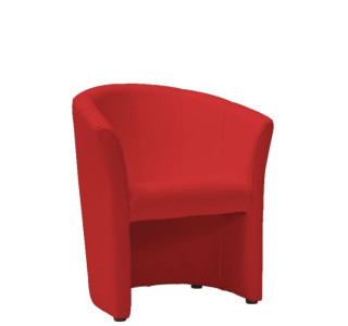 TM-1E červená ekokoža, relaxačné kreslo