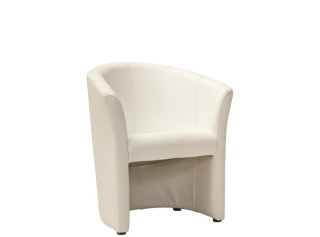TM-1E krémová ekokoža, relaxačné kreslo