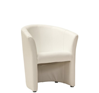 TM-1E krémová ekokoža, relaxačné kreslo
