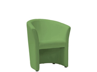 TM-1E zelená ekokoža, relaxačné kreslo