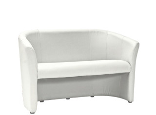 TM-2E biela ekokoža, relaxačné kreslo