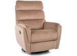 ARGOS VELVET béžové relaxačné polohovacie kreslo ARGOS VELVET béžové relaxačné polohovacie kreslo