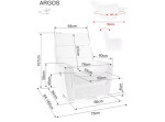 ARGOS VELVET béžové relaxačné polohovacie kreslo ARGOS VELVET béžové relaxačné polohovacie kreslo