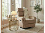 ARGOS VELVET béžové relaxačné polohovacie kreslo ARGOS VELVET béžové relaxačné polohovacie kreslo
