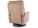 ARGOS VELVET béžové relaxačné polohovacie kreslo ARGOS VELVET béžové relaxačné polohovacie kreslo