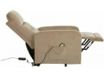 OTUS VELVET II béžové relaxačné polohovacie kreslo OTUS VELVET II béžové relaxačné polohovacie kreslo
