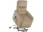 OTUS VELVET II béžové relaxačné polohovacie kreslo OTUS VELVET II béžové relaxačné polohovacie kreslo