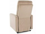 OTUS VELVET II béžové relaxačné polohovacie kreslo OTUS VELVET II béžové relaxačné polohovacie kreslo