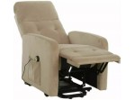 OTUS VELVET II béžové relaxačné polohovacie kreslo OTUS VELVET II béžové relaxačné polohovacie kreslo
