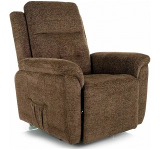 MORGAN RAVEN cappuccino relaxačné polohovacie kreslo