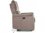 NEPTUN VELVET cappuccino relaxačné polohovacie kreslo